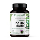 EMERALD LABS European Milk Thistle Extract - Organic Milk Thistle Extract - Support Liver Health & Helm Natural, Dibuble & Brain Health - 60 Vegetable Capsules (sampai 60-Day Supply)