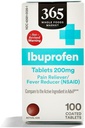 365 Nilai Sehari-hari Ibuprofen Tablet 200mg, 100 ct