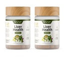 Suplemen Saraf & Detox Suplemen - Dukungan Alam bagi Kesehatan Hati dan Digestif, 60 Kapsul Vegetarian (2- Pack)