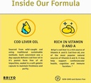 Cod Liver Generik Oil- Omega Fatty Acids dengan Vitamin A & d Cod Liver Oil Capsule Bantuan Mengurangi Pain Gabungan dan Mempertahankan Sistem kekebalan untuk Unisex