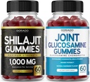 DORADO NUTRITISI Shilajit Gummies for Men & Women (60 Gummies) dan Glucosamine Chondroitin (60 Count)