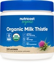 Thistle susu organik nutricost (Silybum Marianum) 8 oz per Kontainer (Tanpa rasa) - Non-GMO, Gluten- Bebas