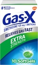 Gas-X Ekstra Kekuatan Gas Relief Softgels dengan Simejicon 125 mg - 10 Count