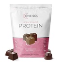 One Sol Lean Plant - Based Protein Powder, Pea & Brown Rice Protein, Low Carb, Vegan Friendly - Gluten, Laktosa, & Soy Free - No Ditambahkan Sugar, Non-GMO, Clean Nutrition, No Bloating (Chocolate Sea Salt)