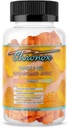 Chronox Oranye Flavor Omega 3 Ikan Oil Gummies for Dewasa - Delicious Omega 3 Supplemen yang lezat dengan Minyak Ikan - Pil Alternatif dan Gummies Non- GMO untuk Kesehatan Harian - (60 Count)