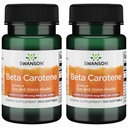 Swanson Beta- Carotene (Vitamin A) Skin Eye Immune System Health Antioksidant Dukung 10000 Iu (3000 mcg) 100 Softgeels