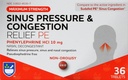 Rite Aid Pressure Sinus and Contraffic Non-Drowsy Relief PE, 10mg - 36 Tablet Nasal Deconongestant 124; Sinus Relief 126; Pengobatan Allergy Non Drowsy 124; Relif Allergy 124; Sinus Tekanan Relief Sinus