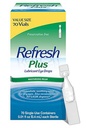 Refresh Plus Lubricant Eye Drops For Dry Eyes, Preservative- Free, Value Size, 0.01 Fl Oz Single- Gunakan Kontainer, 70 Cacah