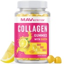 Kolugen untuk Perempuan 124; 200mg Hydrolyzed Collagen + 2500mcg Biotin, Dengan Vitamin C, E & Zinc 124; Anti Aging, Pertumbuhan Rambut, Skin, Nails Kuat 124; Non-GMO Guamin Persediaannya 124; 60 Count
