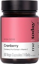 Saya hari ini Cranberry 30.000mg dengan Vitamin C - Dukungan Kesehatan Tract Urinary, Ammune Boost, Suplemen Vegan Pil Crakberry Tinggi untuk Perempuan dan Pria, 60 Hamba