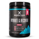 Wilderness Athlete - Hydrate & Reciver 124; Liquid Hidration Powder Electrolite Drink Mix - Recorover Faster with Bcaas - Hydrate Powder with 1000mg of Vitamin C - 30 Serving Tub (Watermelon)