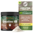 EarthNutri Creatine Monohydrate Powder - Mure Creatine Suplement for Muscle Strength, Strength & Performance - Nun-GMO, Sugar- Free, Addenive- untuk Pria & Women, Unflagranted 250g
