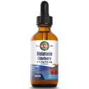 KAL 0.3 Mg Melonatin Cherry Elderberry Dropins, 2 Fluid Ounce
