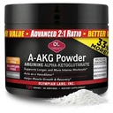 Lab Olympian PSN A- AKG Powder untuk Kesehatan Pria, Energi & Performance Olahraga, 40-3g Servis, 120 Gram Jar