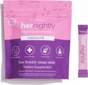 MIXHERS Sleep Supppplement 126; Termasuk Melonagein, Ashwagandha, Chamomile, L-Glycine & L-Theanine 124; Relaxing Minuman Mix untuk Tidur Aman 124; Chocolate Flavor 124; 15 Paket Tongkat