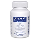 Encapsulasi Murni Alpha Lipoic Acid 400 mg 124; Suplemen ALA untuk Dukungan Hati, Antioksidan, Nerve dan Kesehatan Kardiovaskular, Radikal Bebas, dan Dukungan Carbohydrate * Katup 124; 60