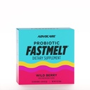 AdvoCare Probiotic Fastmelt - Premium Dietary Suplement for Gut, Immune System & Heart Health Support * - Wild Berry, 30 Stick Packs