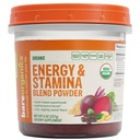 BareOrganics Energy & Stamina Blend Powder, Organik Superfood, Vegan Dieter Suplemen, 8 Ounces