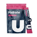 UCAN Hydrate Electrolite Drink Mix (Berry, 12 Stickpacks) Sugar- Free, Keto-Friendly, Vegan, Non-GMO, Gluten- Free Electrolite Powder with Pottasium & Magnesium for Runners & Athletes