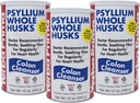 Yerba Prima Psyllium Whole Husks Colon Cleanser, 12 Ounce (Paket 3)