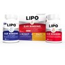 Lipo Flavonoid Day & Night Combo Kit, Tinnitus Relief for Ringing Ears, Lipo Flavonoid Plus & Lipo Flavonoid Night dengan Meltonin & Vitamin C, 90 Caplets