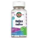 KAL Relax-a- Saurus, Stress Supplemen Dukungan untuk Anak-anak, L- Theanine untuk Anak-anak dengan Relief Herbal Stress & Relaxation & Blend, Delicious Natural Grape Flavor, garansi 60- Day, 30 Chewables
