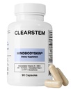 CLEARSTEM - MINDBODYSKIN Kritikus Hormonal Acne (5- HTP) - Suplemen DIM Alam - Skin Care Vitamin - Hormone Saldo, Antioksidants - Gluten Free, Cruelty Free - 30 Pelayan, 90 Kapsul