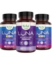 Suplemen Anak Luna Tersedia (60 Tablet Berbahan) & Luna Bantuan Tidur Natural (60 Vegan Capsules)