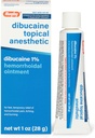 Rugby Dibucaine Topical Anestetic 1% Heemperhoid Oestil- Suin Relief Cream for Itching and Burning, Heembehoid Treatment, Anti Itch Cream 1 Oz (1 Pack)