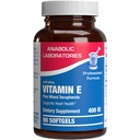 Vitamin E 400 IU Softgeels - Clinical Formula Natural Vitamin E Suplement Complex with d- Alpha Tocosherol & Mixed Toctopherol for Hair Skin & Nails Plus Antioxidant Immune Dupport - 90