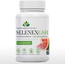Selenex GSH 124; Terbaik untuk Glutathione Production 12.4; 60 Capules 14; NAC 600mg, SelenoExcell ® Selenium 200mcg, Red Orange Complex 100mg