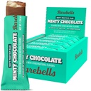 Barebells Soft Protein Bars, Minty Chocolate - 12 Count, 16g High Protein Treat - Chocolate Nutrection Bar dengan 1g Total Sugars - On The Go Breakfast or Posttout Snack