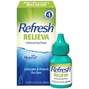 Refresh Relieva Lubricant Eye Drops, 0.33 Fl Oz Sterile, Packaging mungkin Vary