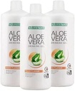 LR Lifetakt Aloe Vera Minum Peach Flavour Kesehatan Wanita Pria Minum Setiap Hari Perawatan Alam Set dari 3- 1000 ml.