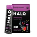 HALO Hidration - Electrolyte Drink Mix 124; Hidration Powder Packets 12.4; Berry Flavor - For Olahraga dan Cycling 124; Easy Open Single Serving Stick 124; 6 Sticks