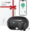 Didiscovery Bluetooth Hearing Aids for Senior Dewas with Phone Call & Music Fungsi, Rechargable, Comfortable, Receiver- In- Canal (RIC Type)