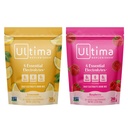 Ultima Replenisher Electrolyte Powder Drinder Mix Bundle - Sugar Free - Sugar - Lemonade dan Raspberry, 20 Stickbags - 6 Electrolite dan Mineral - Keto Friendly, Vegan, Non-GMO