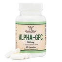 Tambahan Otak GPC Choline Alpha untuk Acetylcholine (60 Count, Servings) Advanced Memory Formula, Focus and Brain Support (Diproduksi di USA) by Double Wood