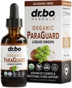 ParaGuard Clemense Liquid Organic Detox - Organic Intestinal Guard Formula Tambahan Bagi Manusia dengan Black Walnut Wormwood Clove & Oregano Tincture - Natural Herbal Intestine Body Cleanser 2 oz