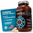 OmniBiotics Cortisol Suplemen Perempuan dan Pria - High Cortisol Manajer dengan Ashwagandha, L- Theanine, Magnolia Ekstraksi, Phoshatidyserine untuk Dukung Relaxation, Tenang, Detox - 60 Vegan Capsules