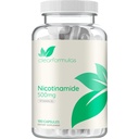 Vitamin B3 Nicotinamide de 500mg - Formulir Absorpsi Tinggi Vitamin B3 Niasin Flush Free untuk Mendengar Skin Brain dan Energi Dukungan - NAD Preissor - Dibuat dalam fasilitas Amerika cGMP (180 Pelayan)