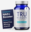 TRU NIAGEN PRO NAD + Supplement for Anti Aging and Cell Regeneration, 2 x 500mg Patent Niagen, 30 Servings N14; Supports Cellular Energy 124; Nicotinamide Riboside (NR) Daily Suplemen untuk Pria dan Wanita