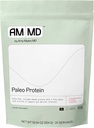 Amy Myers MD Paleo Protein Powder - Strawberry & Cream, 20 Pelayan - Collagen- Berdasarkan Dukungan Fungsi Gut - Gluten- Bebas & Bukan-Dairy Protein