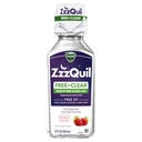 ZzzQuil, Cl malam hari, Liquid Aid Sleep, FRET OF Booze & Artificial Dyes, 50 mg Diphenhydramine HCI, No.1 Sleep Aid Brand, Fall Asleep Fast, NON-Habit Forming, Soothing Berry Flavor, 12 FL OZ