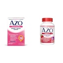 AZO Dual Protection 124; Urinary + Vaginal Support # 14; Prebiotic Plus Clinical Proven Women Probiotic 124; Starts Working In 24 Hours 124; Non-GMO 124; 30 Count & Cranberry Urmonary Tract Health Supplemen