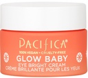 Pacifica Glow Baby Brightening Eye Cream - Vitamin C Under Eye Cream for Dark Circles & Puffiniss, Caffeine- Infused Eye Brightener untuk Fragrance- Free 0.5 oz Clean Vegan Dermatologist Tested