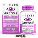 Viteyes AREDS 2 + Omegaga- 3 Macalar Dukung Softgels, Plus Triple Power Omega-3 (650 mg EPA, 350 mg DHA) for Heart Health & Eye Health, Eye Vision Suplemen, 270 Softgeels