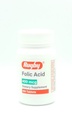 Laboratorium Rugby Folic Acid 400 mcg B9 Memblate Daily Dietary Supplement Free Supports Health 100 Tablets for Adults Only (Pack of 1)