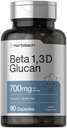 Horbäach Beta Glucan 1 3D 700 mg 124; 90 Capsules 124; Beta 1.3, 1.6 D Glucan 124; Non- GMO, Gluten Free Suplemen