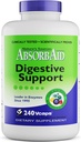 Absorbaid Digetical Enzymes 240 vCaps, Proven to Ingrade Vital Nutrient Absorpsi hingga 71%